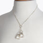 Cheyenne - Double Western Stirrup Necklace in Silver Urban-Equestrian