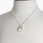 Cheyenne - Single Western Stirrup Necklace in Silver Urban-Equestrian
