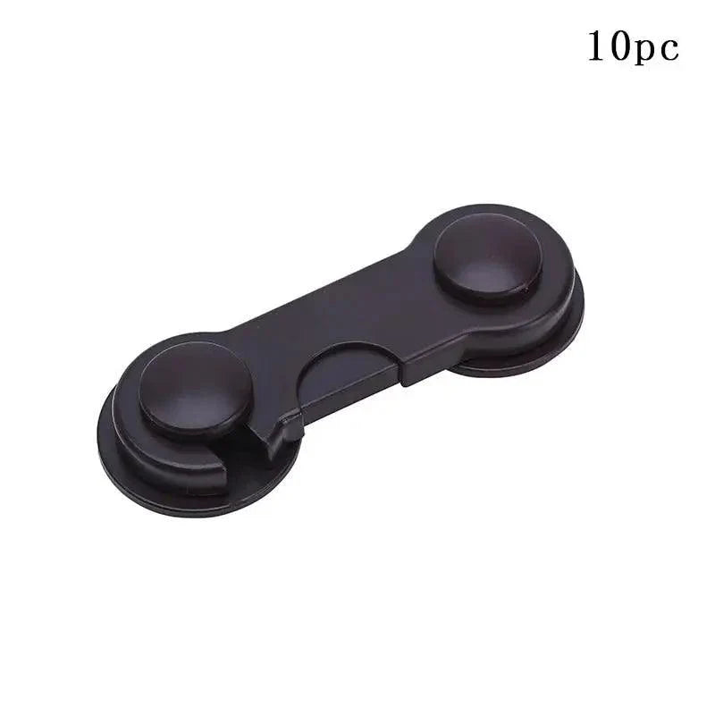 Child Safety Cabinet Lock Baby Proof Security Protector Drawer Door Cabinet Lock Plastic Protection Kids Safety Door Lock Stevvex