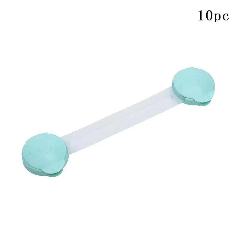 Child Safety Cabinet Lock Baby Proof Security Protector Drawer Door Cabinet Lock Plastic Protection Kids Safety Door Lock Stevvex