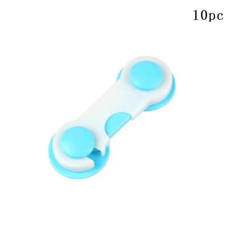 Child Safety Cabinet Lock Baby Proof Security Protector Drawer Door Cabinet Lock Plastic Protection Kids Safety Door Lock Stevvex