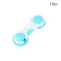 Child Safety Cabinet Lock Baby Proof Security Protector Drawer Door Cabinet Lock Plastic Protection Kids Safety Door Lock Stevvex