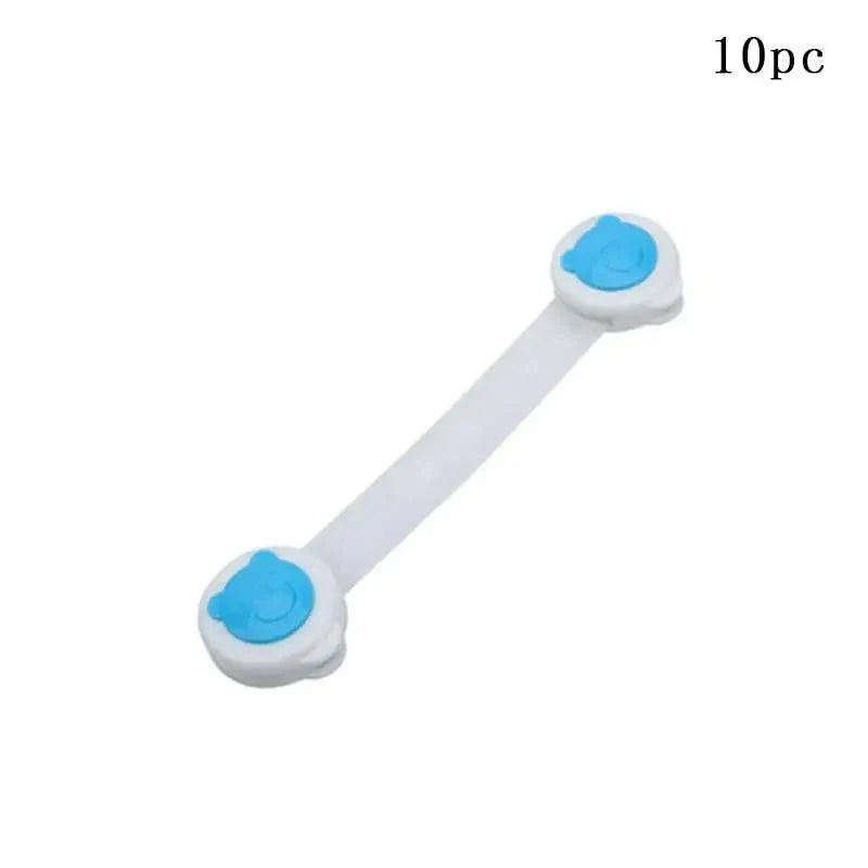 Child Safety Cabinet Lock Baby Proof Security Protector Drawer Door Cabinet Lock Plastic Protection Kids Safety Door Lock Stevvex