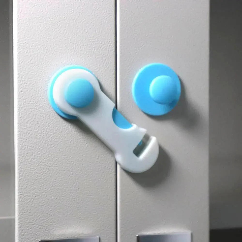 Child Safety Cabinet Lock Baby Proof Security Protector Drawer Door Cabinet Lock Plastic Protection Kids Safety Door Lock Stevvex