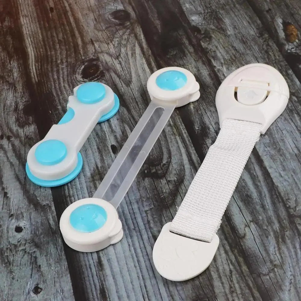 Child Safety Cabinet Lock Baby Proof Security Protector Drawer Door Cabinet Lock Plastic Protection Kids Safety Door Lock Stevvex