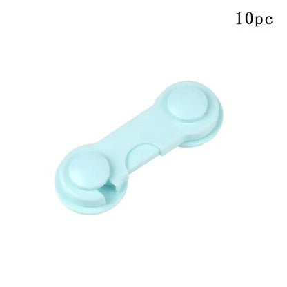 Child Safety Cabinet Lock Baby Proof Security Protector Drawer Door Cabinet Lock Plastic Protection Kids Safety Door Lock Stevvex