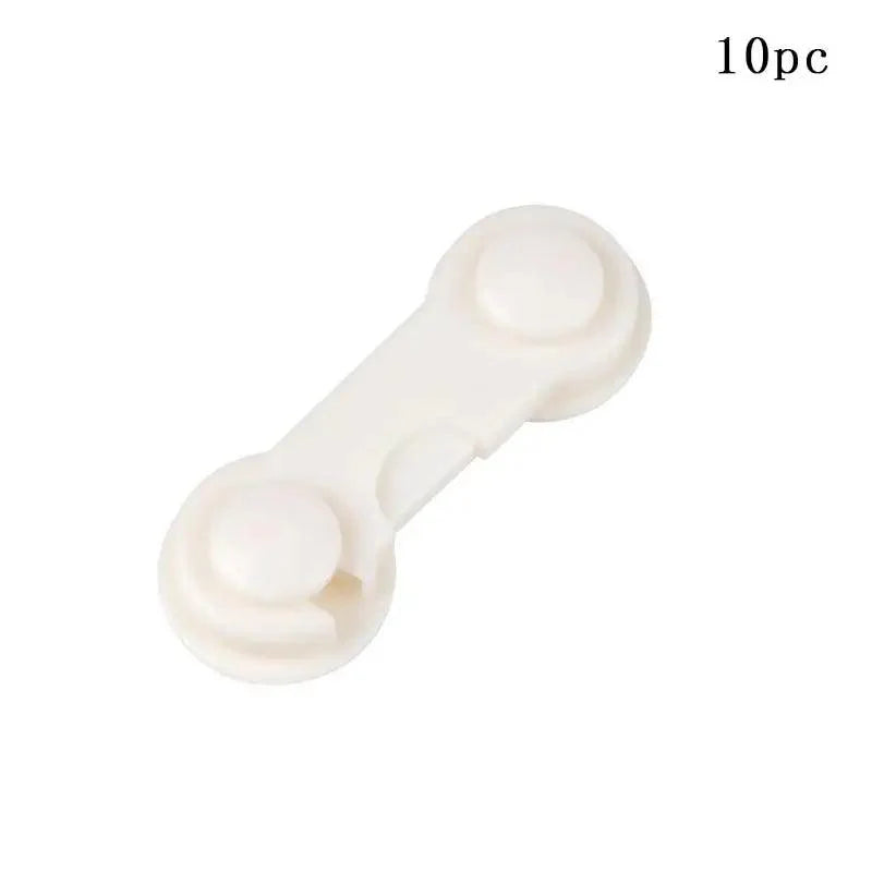 Child Safety Cabinet Lock Baby Proof Security Protector Drawer Door Cabinet Lock Plastic Protection Kids Safety Door Lock Stevvex