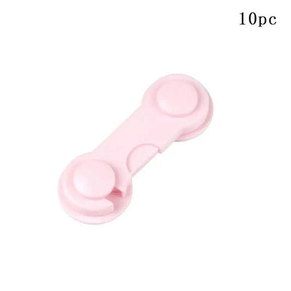 Child Safety Cabinet Lock Baby Proof Security Protector Drawer Door Cabinet Lock Plastic Protection Kids Safety Door Lock Stevvex