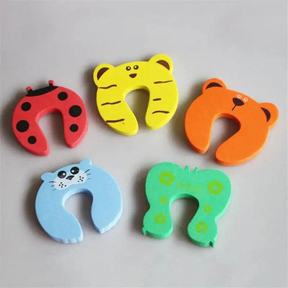 Child Safety Protection Baby Safety Cute Animal Security Card Door Stopper Baby Newborn Care Child Lock Protection From Children Stevvex