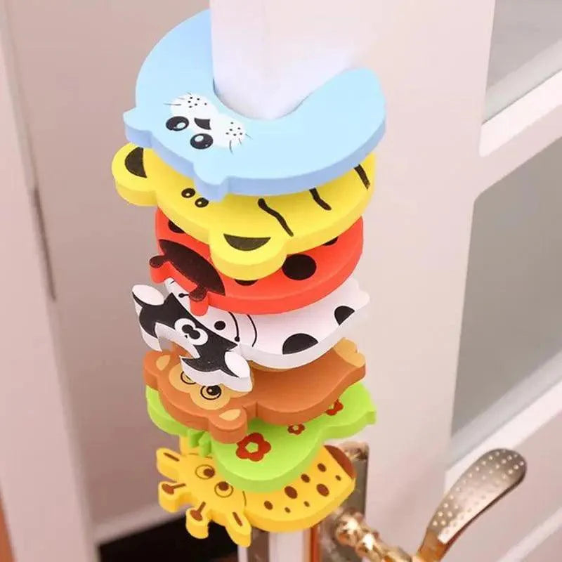 Child Safety Protection Baby Safety Cute Animal Security Card Door Stopper Baby Newborn Care Child Lock Protection From Children Stevvex
