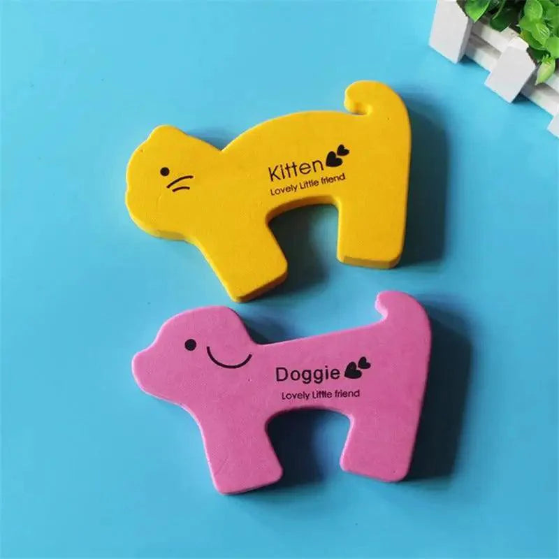 Child Safety Protection Baby Safety Cute Animal Security Card Door Stopper Baby Newborn Care Child Lock Protection From Children Stevvex