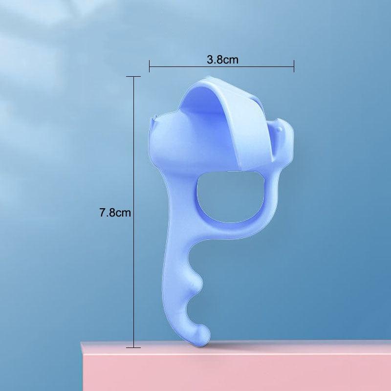Children's Writing Posture Pen Holder Soft Silicone Pencil Holder for Kids Learning Aid Grip Posture Correction Stationery Gift Kids Handwriting Aid Correction Tool Stevvex