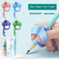 Children's Writing Posture Pen Holder Soft Silicone Pencil Holder for Kids Learning Aid Grip Posture Correction Stationery Gift Kids Handwriting Aid Correction Tool Stevvex