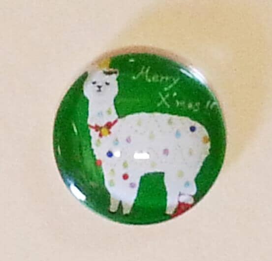Christmas Alpaca Cabochon Jewel Purely Alpaca