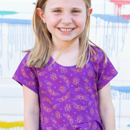 "Emergence" Cicadas Super Twirler Dress with Pockets Princess Awesome & Boy Wonder