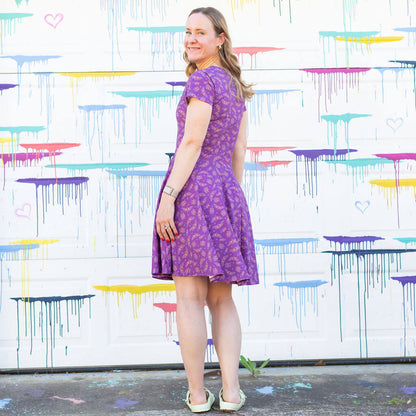 Adult "Emergence" Cicadas Super Twirler Dress with Pockets Princess Awesome & Boy Wonder