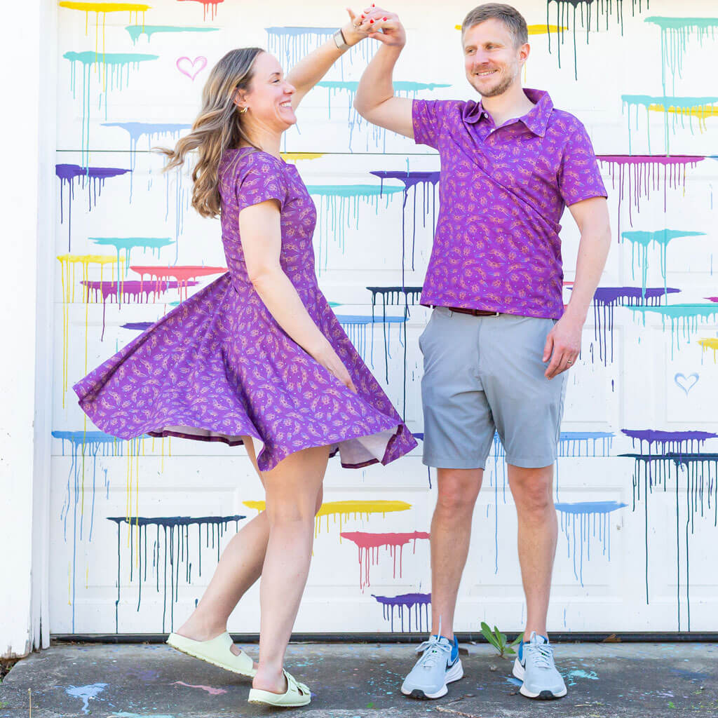 Adult "Emergence" Cicadas Super Twirler Dress with Pockets Princess Awesome & Boy Wonder