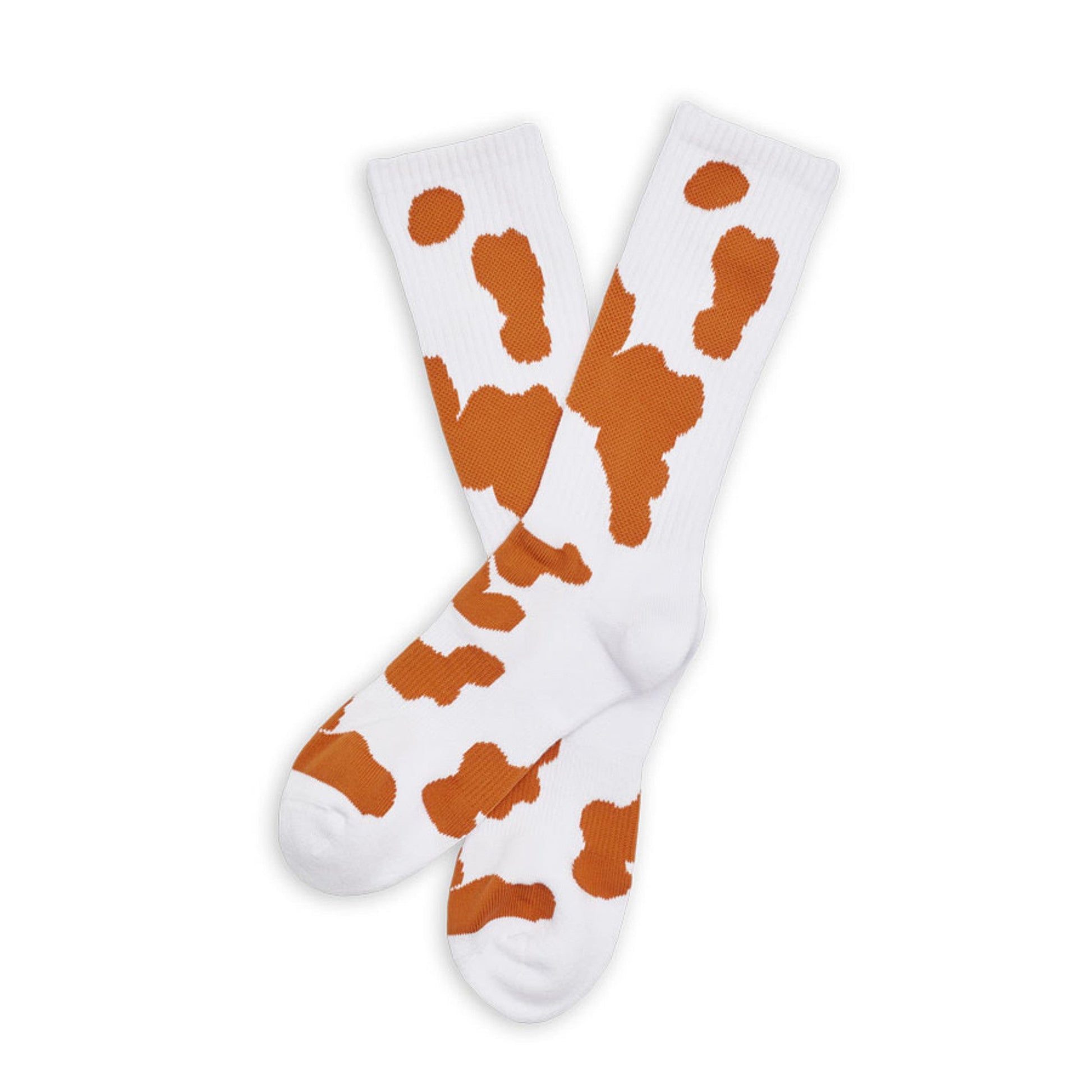 CiderOrange Cow Print Casual Socks DeadSoxy
