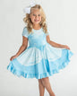 Dazzling Duos Cinderella Princess - Girls Hugs Twirl Dress with Pockets Charlies Project Kids