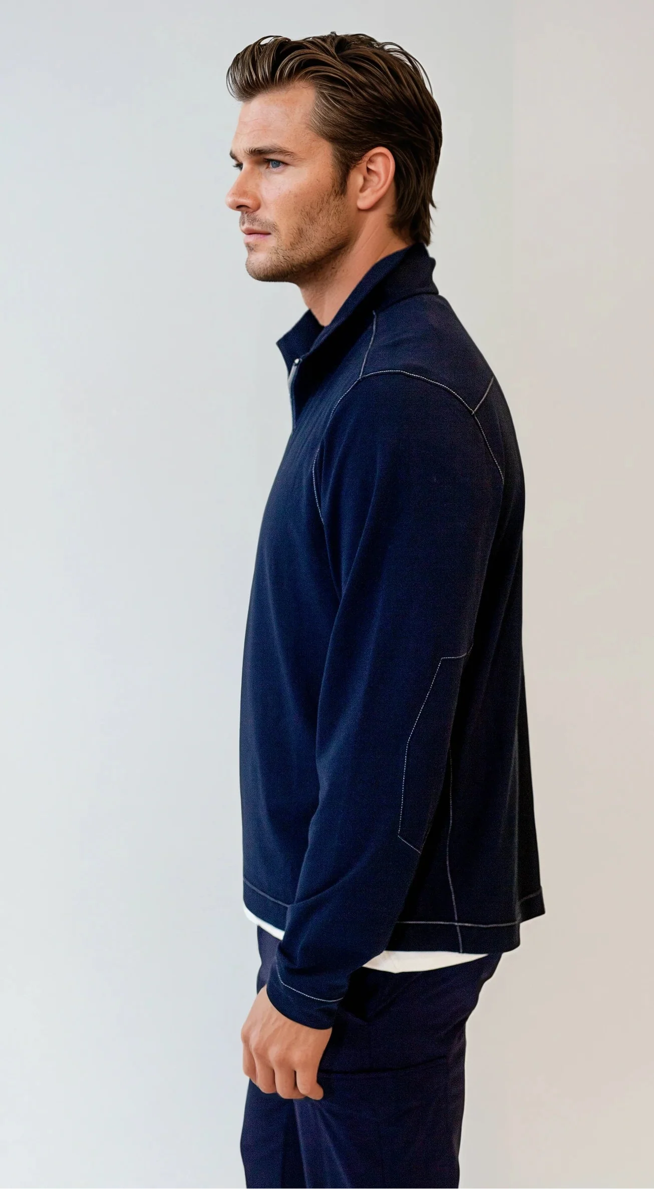 Buki Cinqo Travel Half Zip - Navy Buki