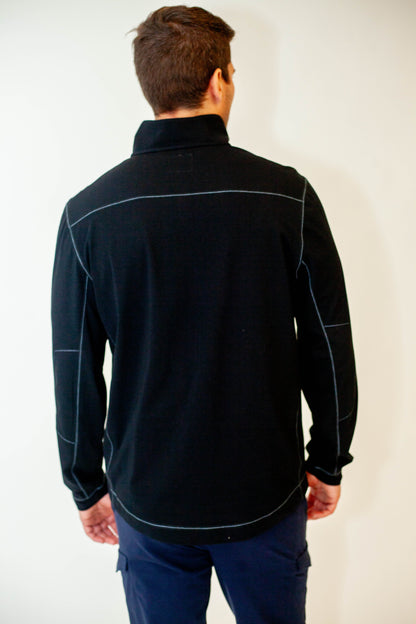 Buki Cinqo Travel Half Zip 2-Pack - Black/White Buki