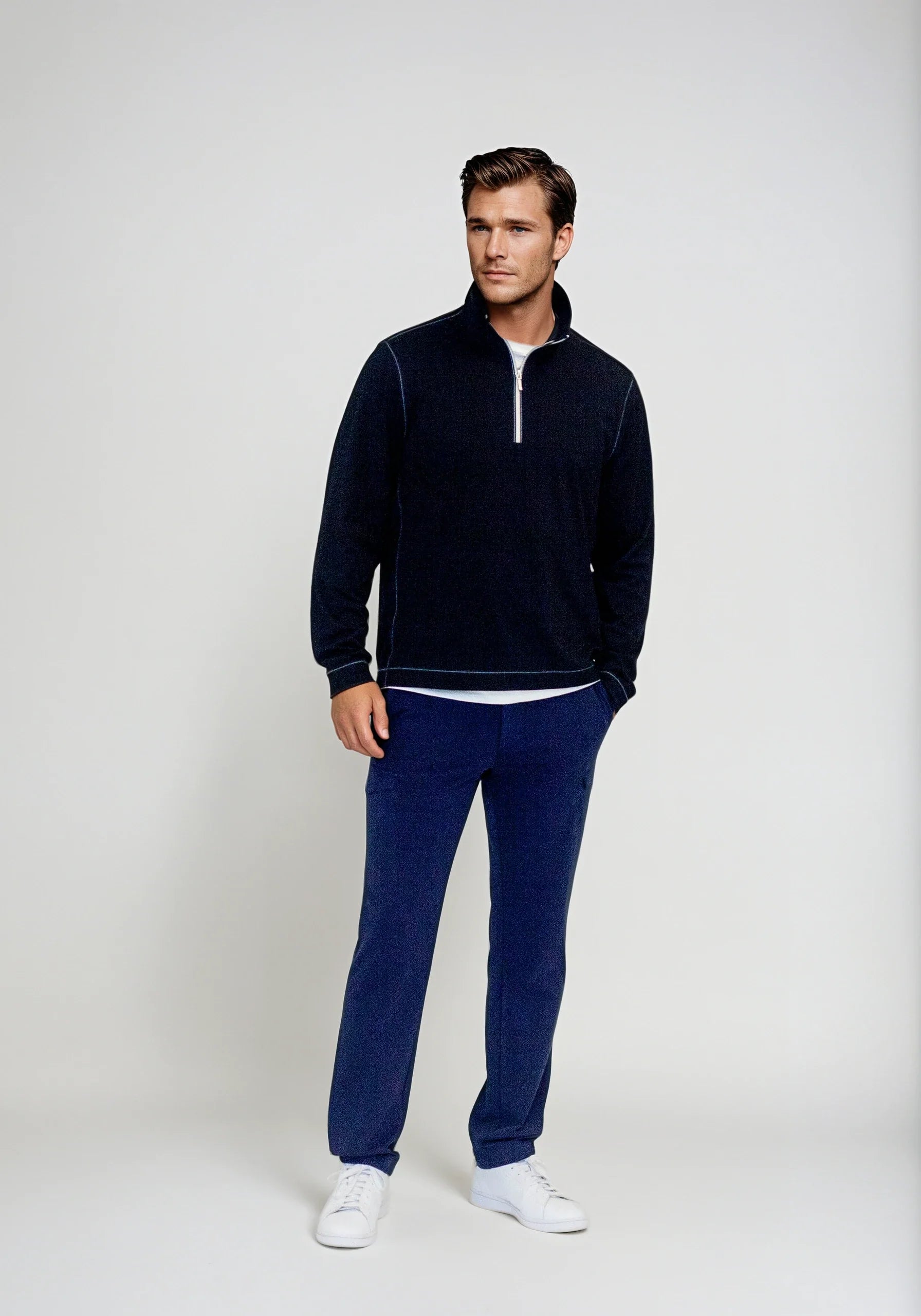 Buki Cinqo Travel Half Zip - Black Buki