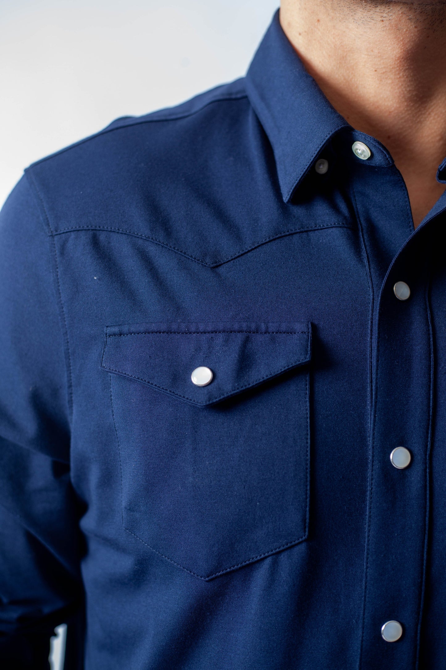 Buki’s Cinqo Western Tech Shirt - Navy Buki