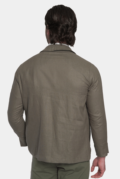 The Slim Safari Coat (Olive) Bright Moons