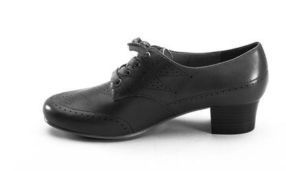 Claire 1940s Oxfords (Brown) American Duchess