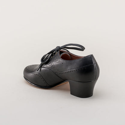 Claire 1940s Oxfords (Black) American Duchess