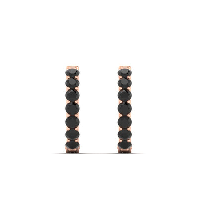 Modern Huggie Hoop Earrings Fascinating Diamonds