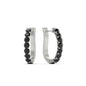 Modern Huggie Hoop Earrings Fascinating Diamonds