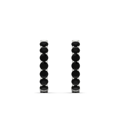 Modern Huggie Hoop Earrings Fascinating Diamonds