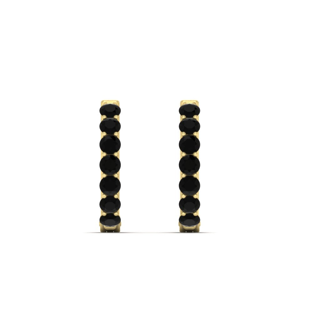 Modern Huggie Hoop Earrings Fascinating Diamonds