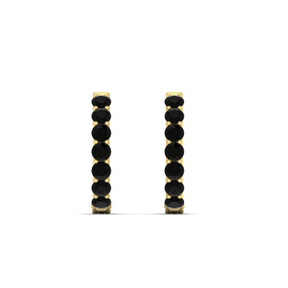 Modern Huggie Hoop Earrings Fascinating Diamonds