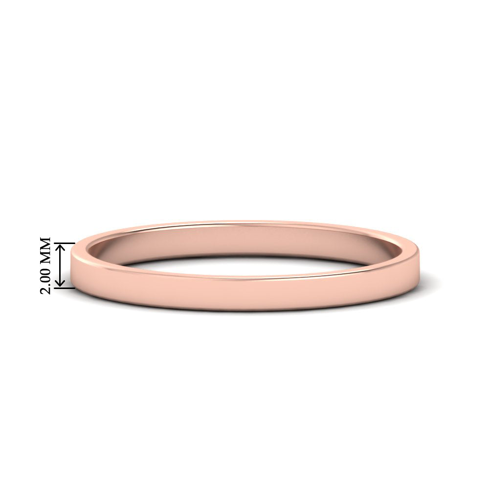 Unisex Classic Flat Cigar Band Fascinating Diamonds