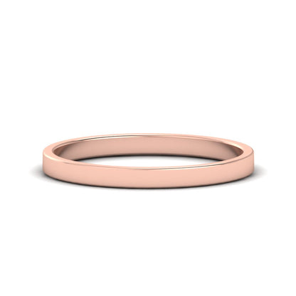 Unisex Classic Flat Cigar Band Fascinating Diamonds