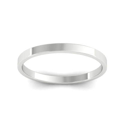 Unisex Classic Flat Cigar Band Fascinating Diamonds