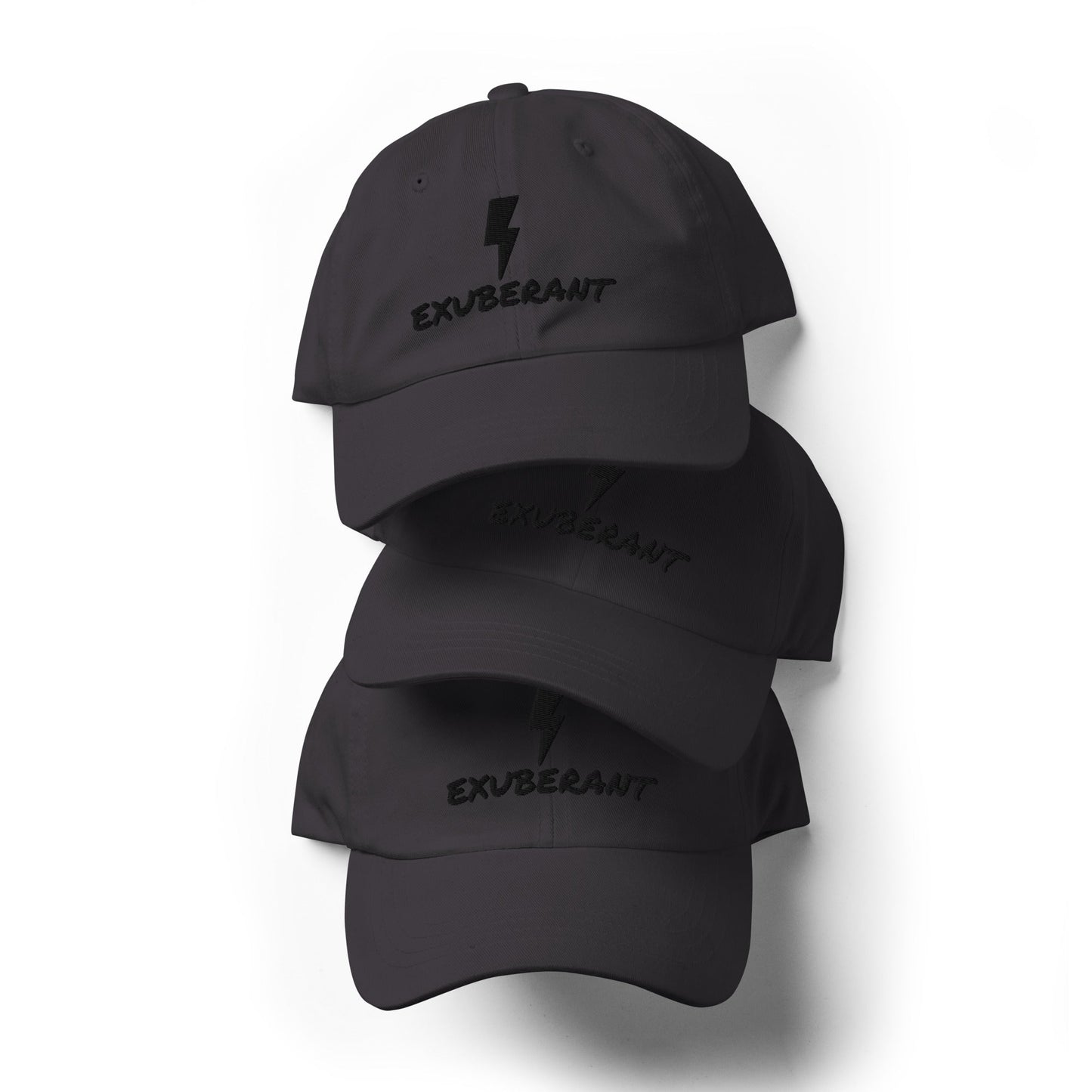 EXUBERANT - PERSONALIZED Lightning Dad Hat - EMBROIDERY, Washable, Breathable THE EXUBERANT STORE
