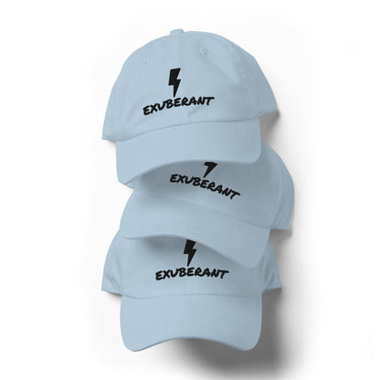 EXUBERANT - PERSONALIZED Lightning Dad Hat - EMBROIDERY, Washable, Breathable THE EXUBERANT STORE