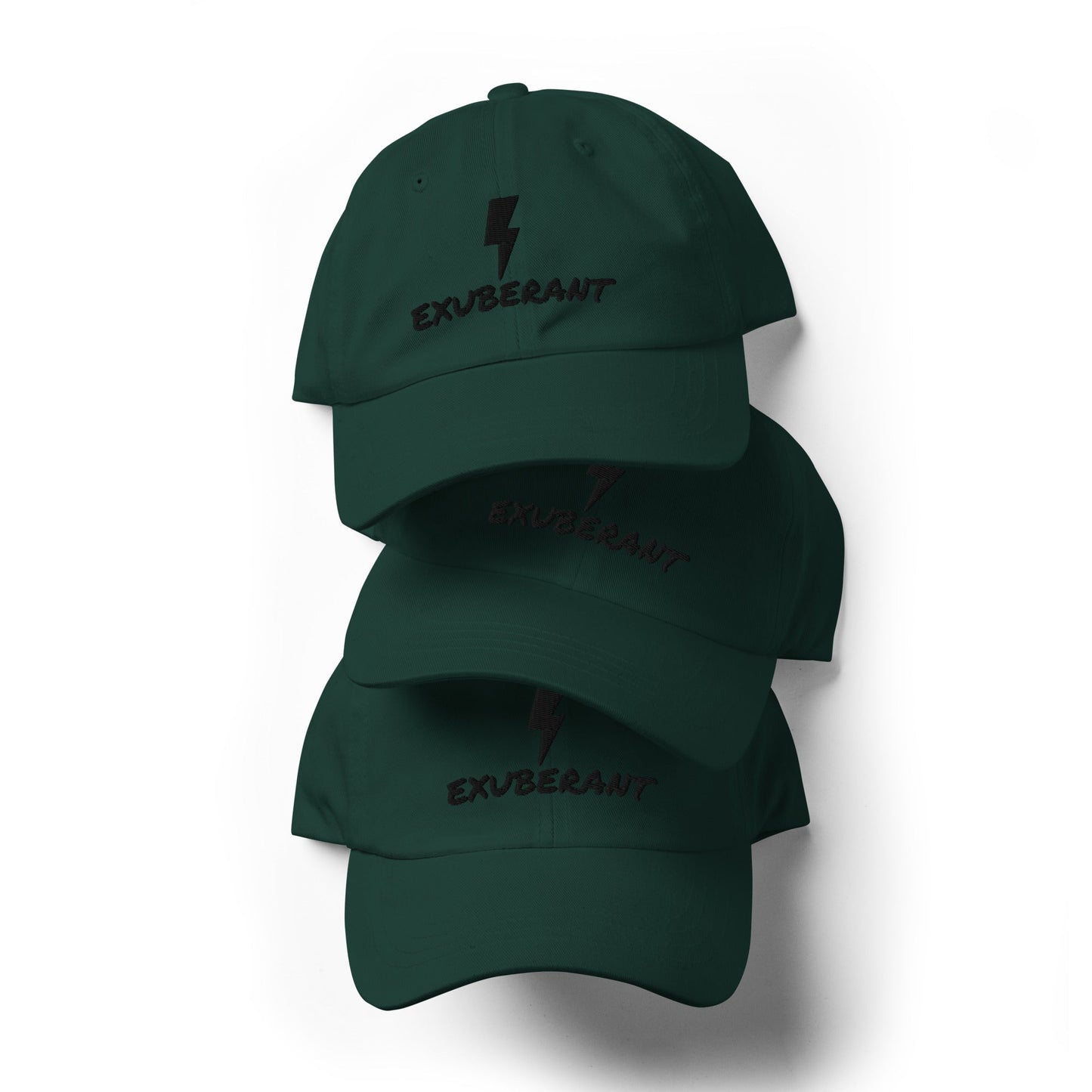 EXUBERANT - PERSONALIZED Lightning Dad Hat - EMBROIDERY, Washable, Breathable THE EXUBERANT STORE