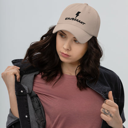 EXUBERANT - PERSONALIZED Lightning Dad Hat - EMBROIDERY, Washable, Breathable THE EXUBERANT STORE