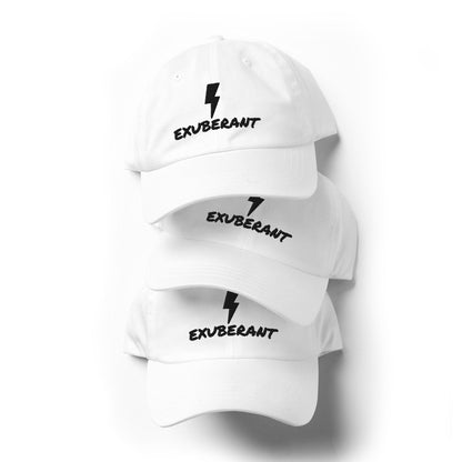 EXUBERANT - PERSONALIZED Lightning Dad Hat - EMBROIDERY, Washable, Breathable THE EXUBERANT STORE