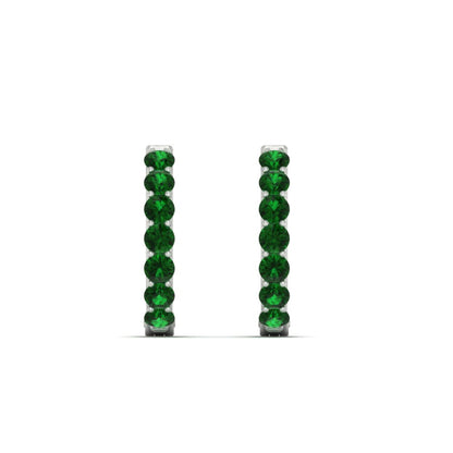 Modern Huggie Hoop Earrings Fascinating Diamonds