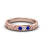 Classic Mens 3 Stone Wedding Band Fascinating Diamonds