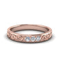 Classic Mens 3 Stone Wedding Band Fascinating Diamonds