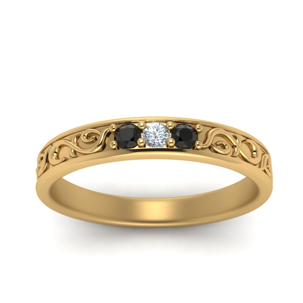 Classic Mens 3 Stone Wedding Band Fascinating Diamonds