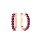 Modern Huggie Hoop Earrings Fascinating Diamonds