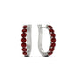 Modern Huggie Hoop Earrings Fascinating Diamonds