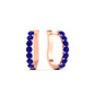 Modern Huggie Hoop Earrings Fascinating Diamonds